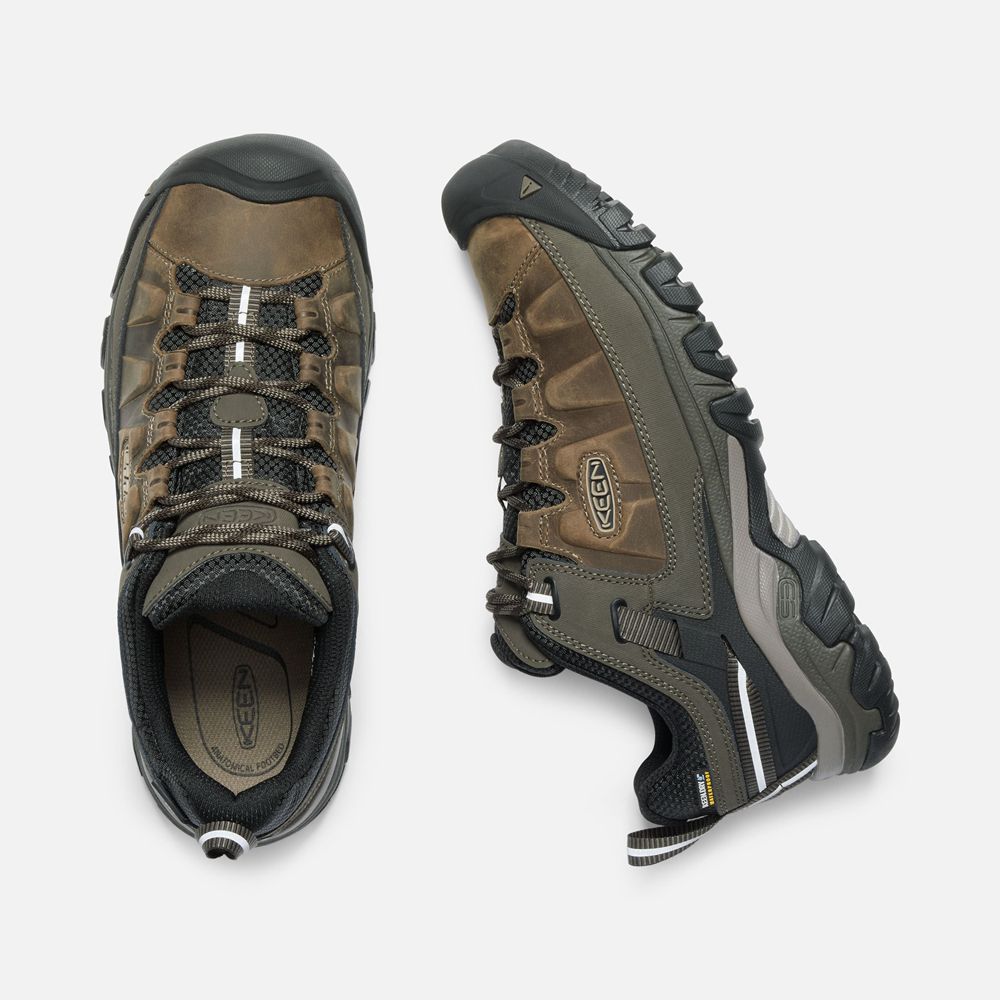 Keen Vandringsskor Herr Bruna/Olivgröna - Targhee Iii Waterproof Wide - 045817WLH